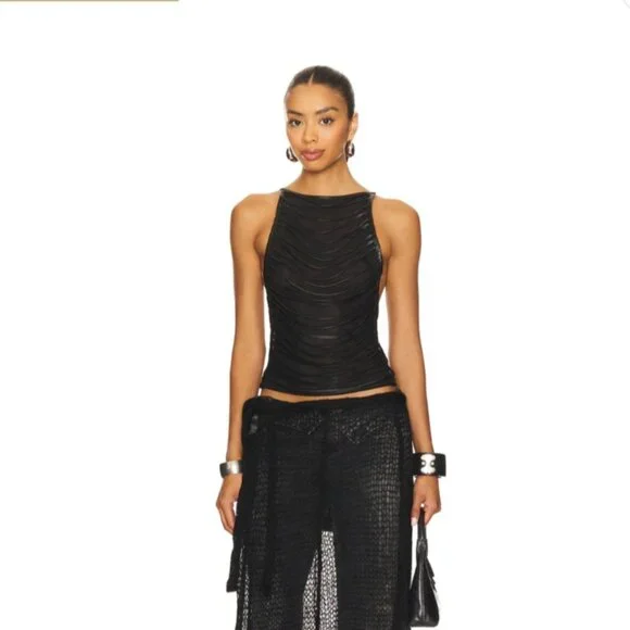 Jaded London Strings Attached Backless Top - Picture 3 of 4